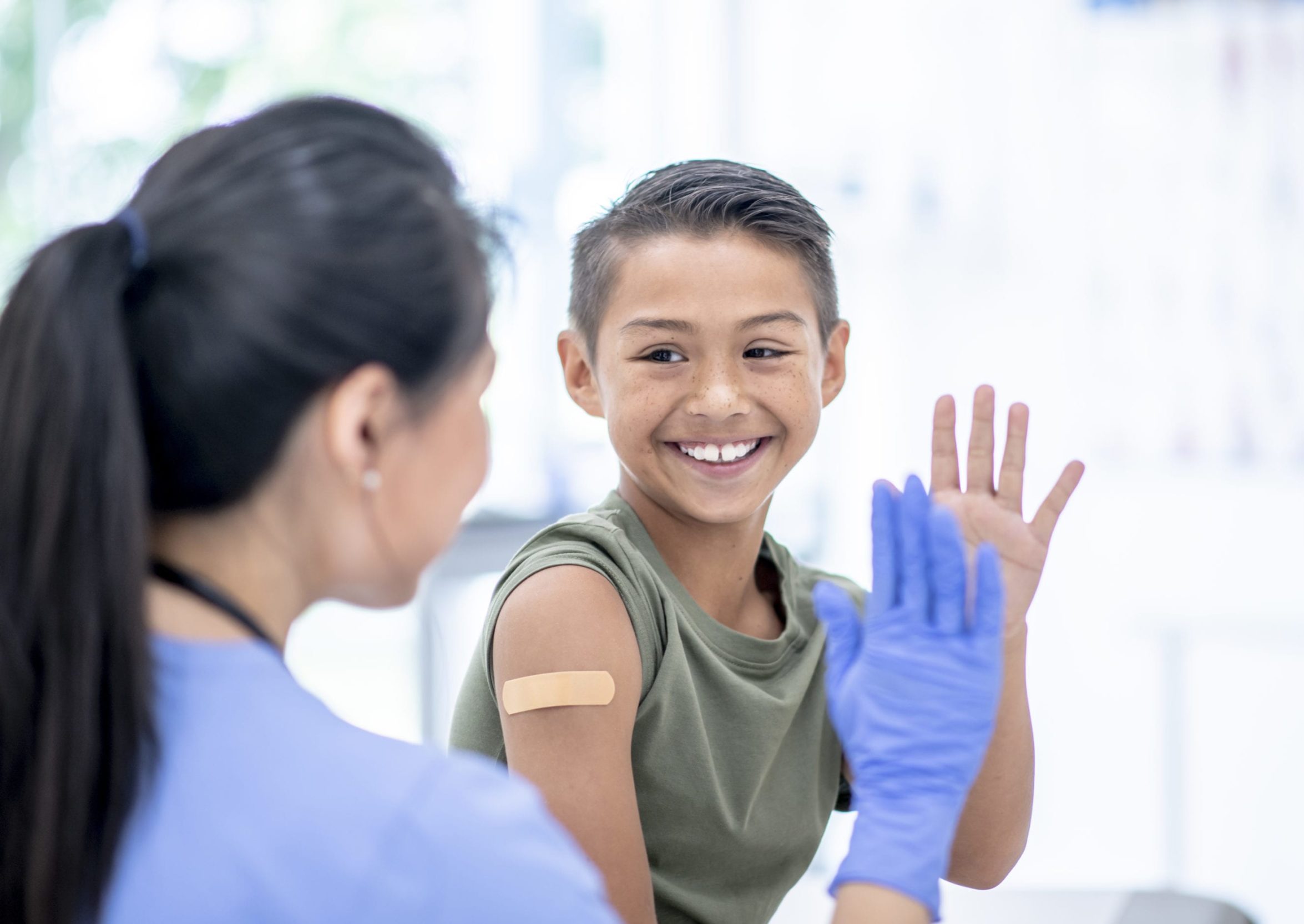 Young Boy Visits Doctor