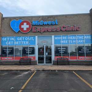 Merrillville Storefront 8.19.22 Midwest Express Clinic - Merrillville, IN Location