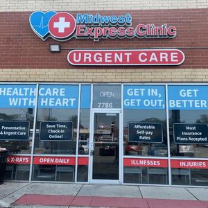 Burbank Storefront 9/8 Midwest Express Clinic Burbank, Illinois Location